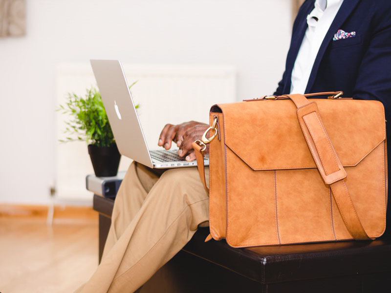 Man Sitting and Working 1